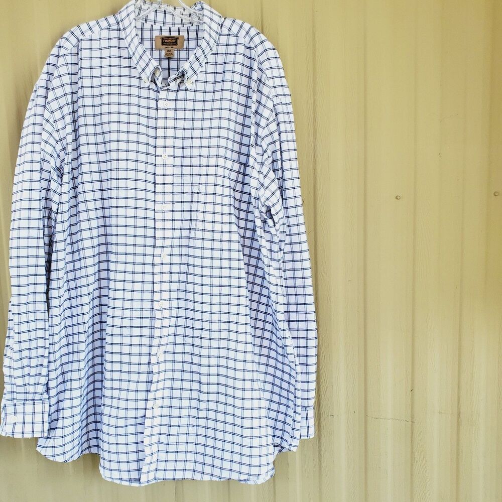 The Foundry Supply Co Long Sleeve Button Down Shirt Size 2XLT